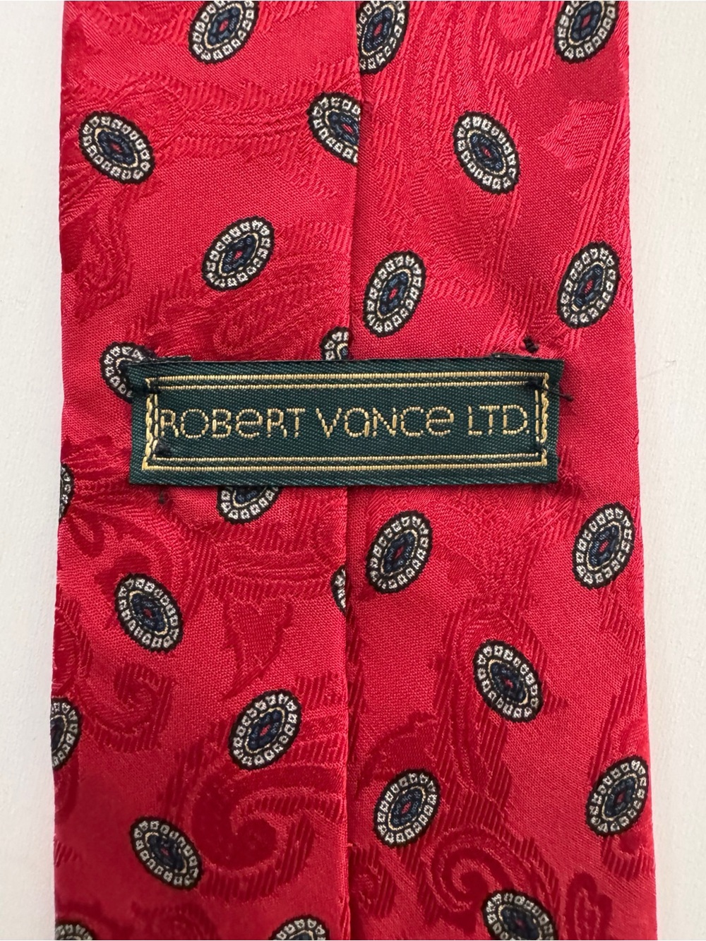 Vintage Robert Vance Ltd. Silk Tie - Picture 4 of 5